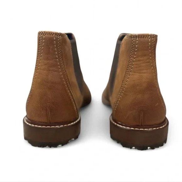 Brand New Johnston & Murphy Men's Brown Leather Chelsea Boots Size US 9.5 Men’s - Picture 4 of 5